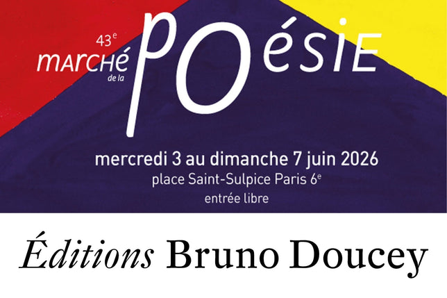 Rendez-vous au Marché de la poésie de Paris !
