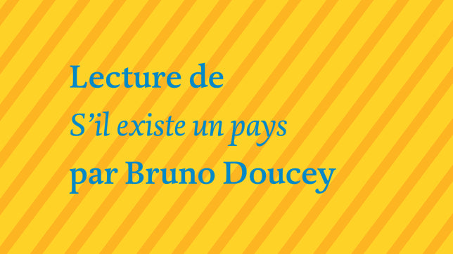 "S'il existe un pays", Chant pour Yannis Ritsos par Bruno Doucey