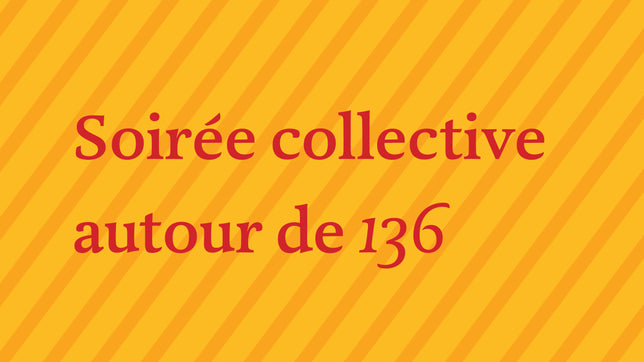 "136", lecture collective et multilingue