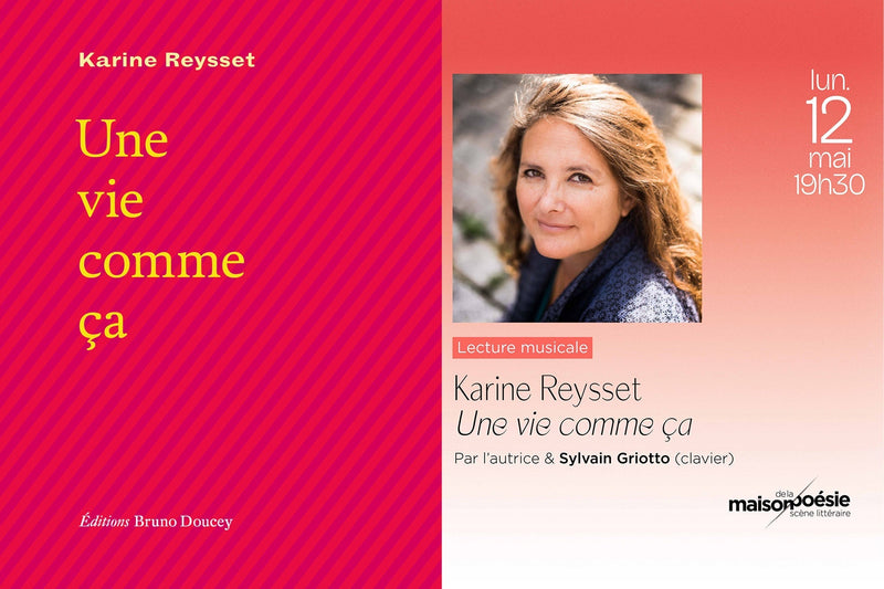 Karine Reysset à la Maison de la Poésie de Paris